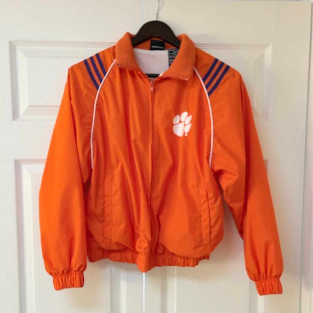 Clemson Tigers Orange Jacket with Paw Print Youth Size 14/16